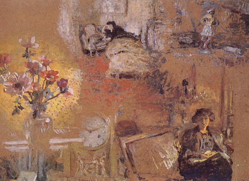 Edouard Vuillard Self Study of Black people